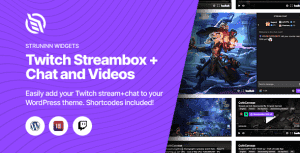 Struninn – Twitch Streambox with Chat and Videos