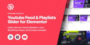 Struninn – Youtube Feed and Playlists Slider