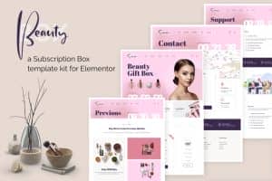 BeautyBox – Subscription Box Elementor Template Kit
