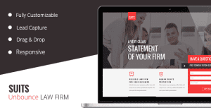 SUITS – Unbounce Law Template