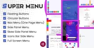 Super Floating and Fly Menu – Sticky, side, one page navigator, off-canvas menu plugin for WordPress