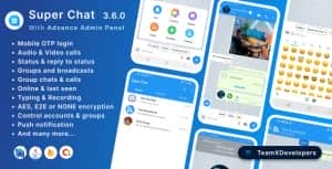 Super Chat – Android Chatting App with Group Chats and Voice/Video Calls – Whatsapp Clone