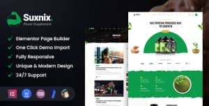 Suxnix – Health Supplement WordPress Theme