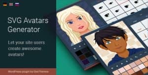 SVG Avatars Generator – WordPress Plugin