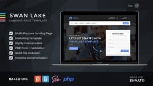 Swan Lake – Lead Generation Marketing Landing Page