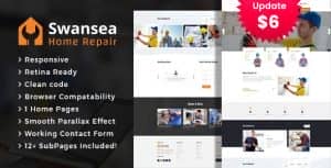 Swansea – Plumbing and Construction HTML Template