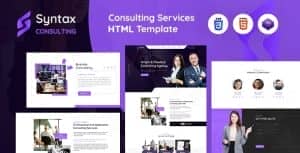 Syntax | Consulting Services HTML Template