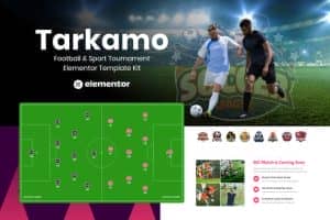 Tarkamo – Football & Sport Tournament Elementor Template Kit