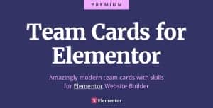 Team Cards for Elementor – Ultimate Team and Skills Widget Cards