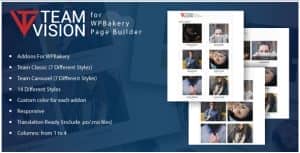 Teamvision – Team Addons for WPBakery Page Builder for WordPress