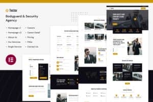 Tector | Bodyguard & Security Agency Elementor Template Kit