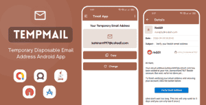 TempMail – Temporary Disposable Email Address App with AdMob Ads