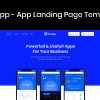 GesApp – App Landing Page Template