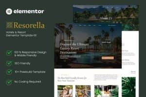 Resorella – Luxury Resorts & Hotel Elementor Template Kit