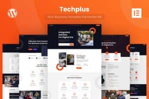 Techplus – Tech Business Elementor Template Kit