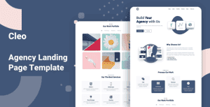 Cleo – Agency Landing Page Template