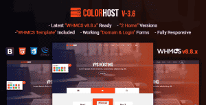 ColorHost | Responsive HTML5 Web Hosting and WHMCS Template