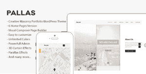Pallas – Creative Multi-Purpose WordPress Theme