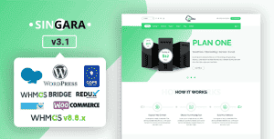 Singara – Multipurpose Hosting with WHMCS WordPress Themes