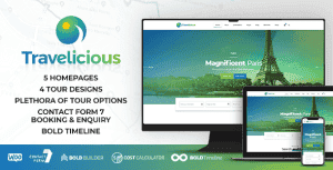 Travelicious – Tour Operator WordPress Theme