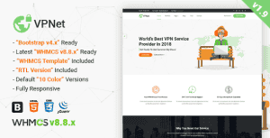 VPNet – Multipurpose VPN and Cloud Service Template with WHMCS