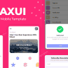 Maxui – Bootstrap Based Mobile Template