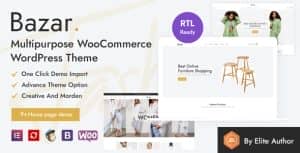 Bazar – Multipurpose WooCommerce WordPress Theme