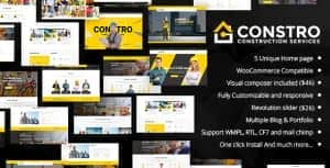 Constro – Construction Business WordPress Theme