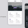 MUX – Material Design Web App UI Kit Mobile Template