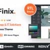 Finix – Technology & IT Solutions WordPress Theme + RTL Ready