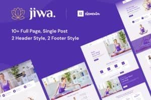 Jiwa – Yoga & Meditation Studio Elementor Template Kit