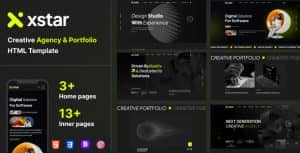 Xstar – Creative Agency & Portfolio HTML Template