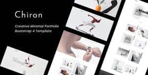 Chiron – Creative Minimal Bootstrap 4 Portfolio Template