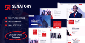 Senatory – Political Election Campaign HTML Template