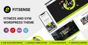 Fitsense – Gym and Fitness WordPress Theme
