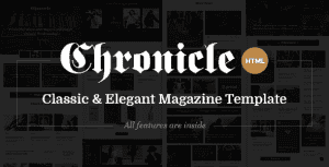 Chronicle – Premium News and Magazine HTML5 Template