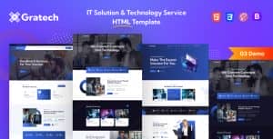 Gratech – IT Service And Technology HTML Template