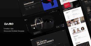 Daro – Creative Ajax Showcase Portfolio Template