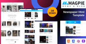 Magpie – Multipurpose News Paper template