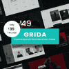 Grida – Ajax Portfolio WordPress Theme