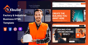 Xbuild – Factory & Industrial Business HTML Template