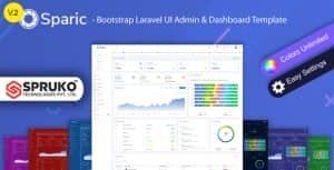 Sparic – Laravel Admin dashboard Template