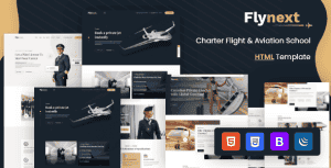 Flynext – Private Airlines Charters HTML Template