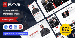 Panthar – Private Security & CCTV Service WordPress Theme + RTL