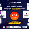 Senatory – Political Candidate WordPress Theme