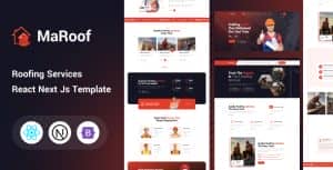Maroof – Roofing Services React Next Js Template
