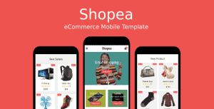 Shopea – eCommerce Mobile Template