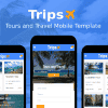 Trips – Tours and Travel Mobile Template