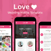 Love – Wedding Mobile Template