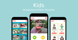 Kids – Multipurpose Mobile Template
